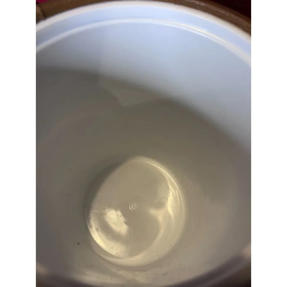 Vintage Georges Briard Faux Leather Ice Bucket with Metal Insert, Metal Tongs